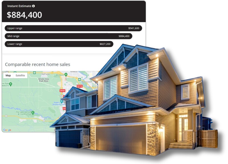 screenshot of the page 2 of the instant estimate tool